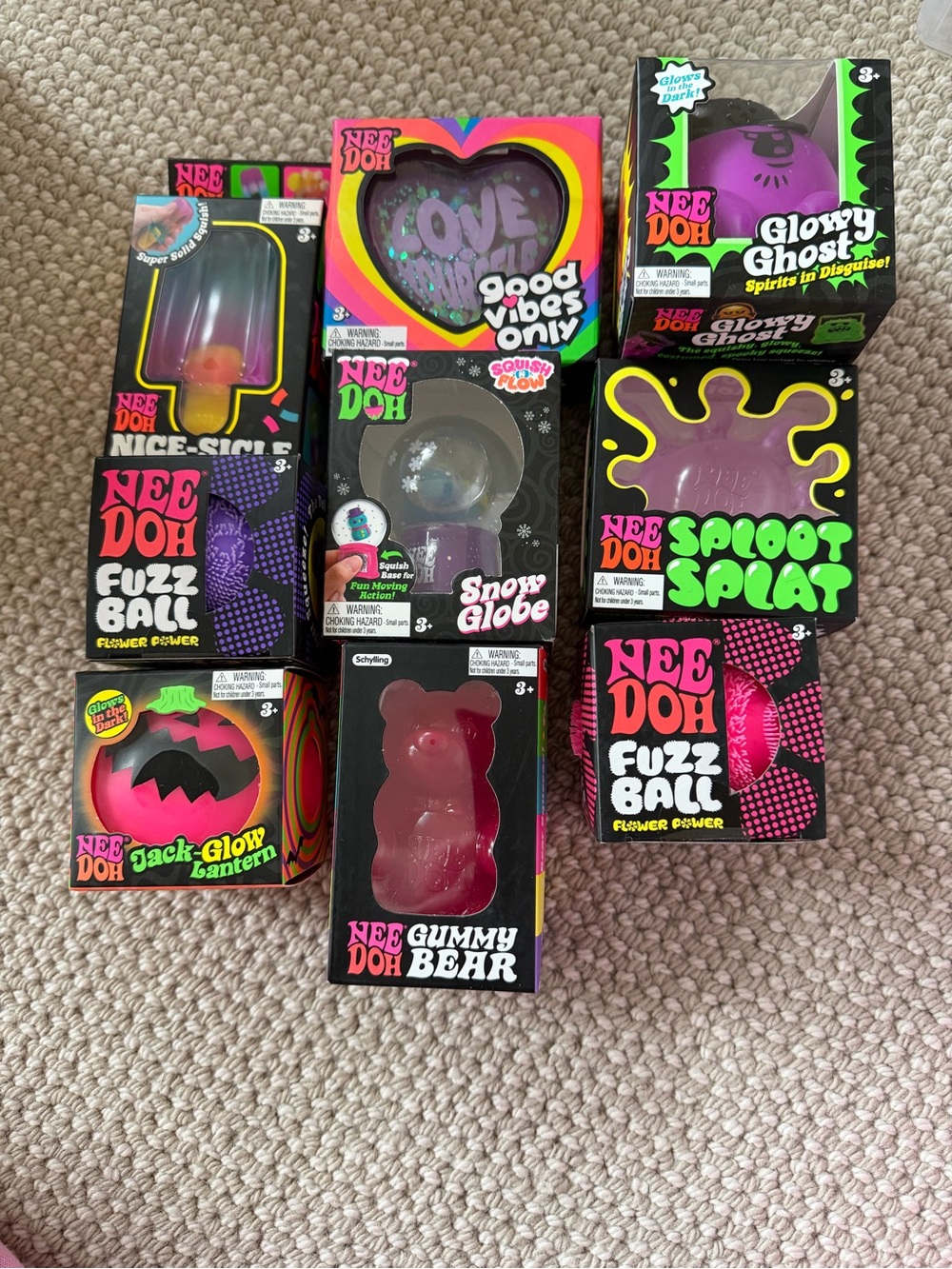 NeeDoh Pink and Purple bundle. Authentic and new!